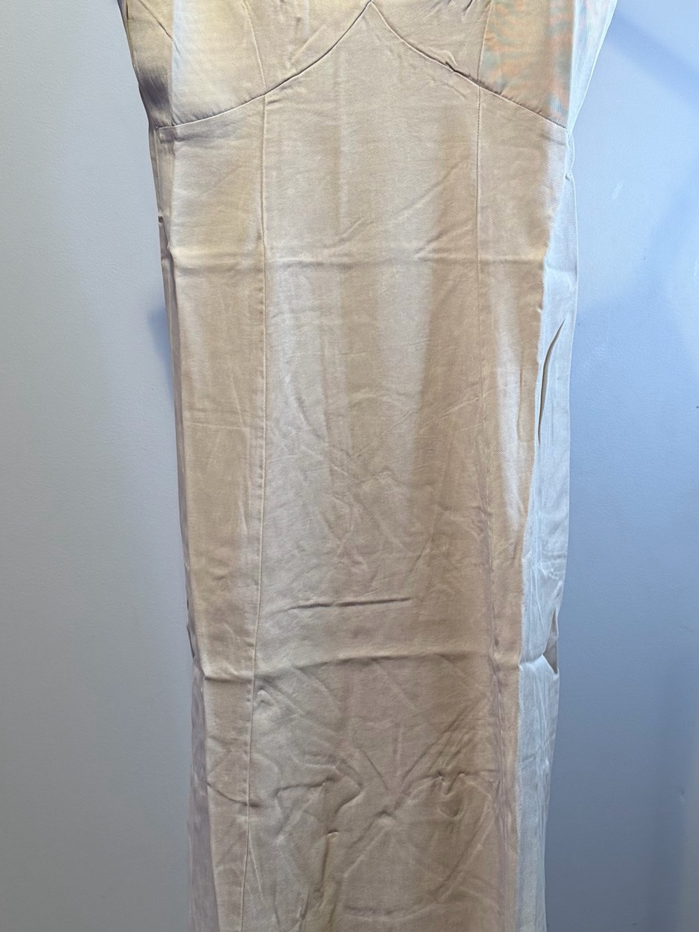 Zenana Outfitters Mineral Wash Tencel Maxi Dress 7275 Sand Beige S, M, L - Picture 3 of 10